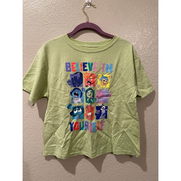 Disney Tops - NWOT Disney Pixar Inside out Emotions Believe in Yourself Portrait tee M